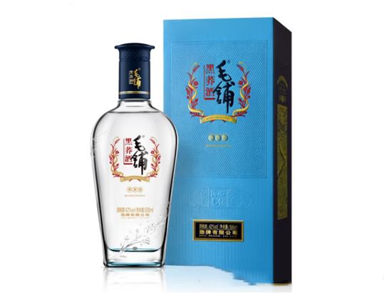 劲牌毛铺苦荞酒露酒黑荞酒42度价格