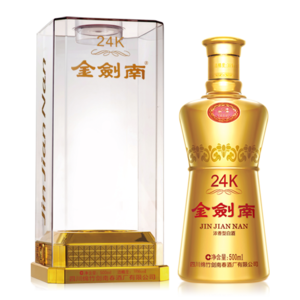 24k金剑南52度多少钱一瓶 24k金剑南52度价格查询