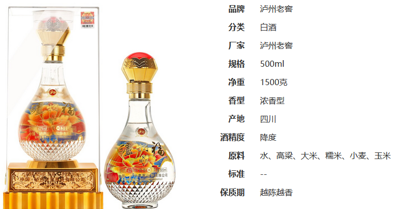 泸州福8v价格 泸州福8v42度多少钱2021