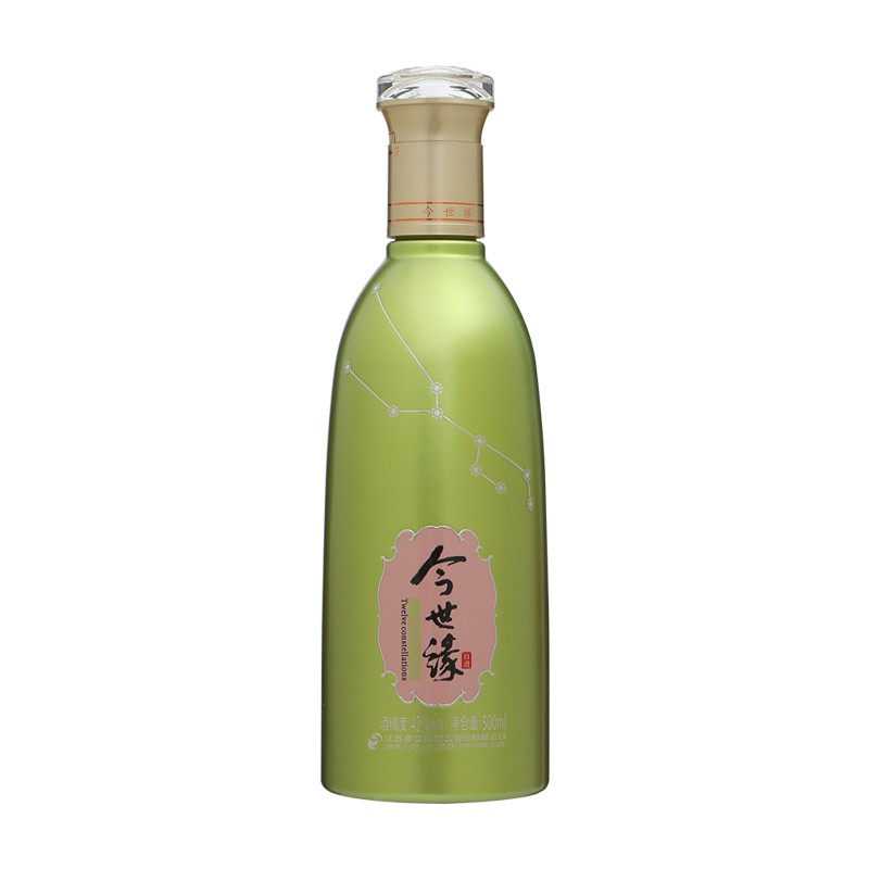 2021年今世缘十二星座金牛座42度浓香型500ml单瓶