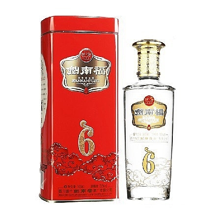 四川剑南春酒剑南福6年口感浓香型52度白酒500ml单瓶装