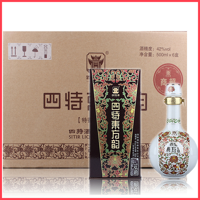 42度四特东方韵&middot;弘韵特香型500mL单瓶