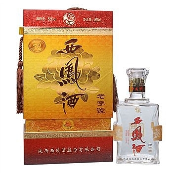 陕西西凤酒凤香经典金芙蓉口感凤香型52度白酒500ml单瓶装