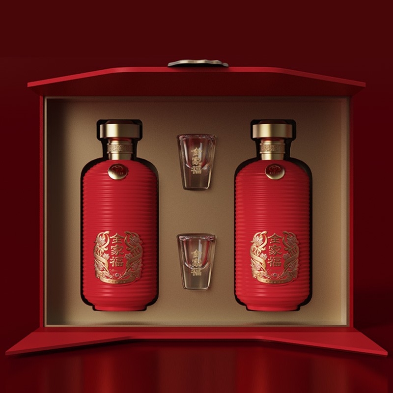 贵州茅台集团全家福中国红53度酱香型白酒500ml