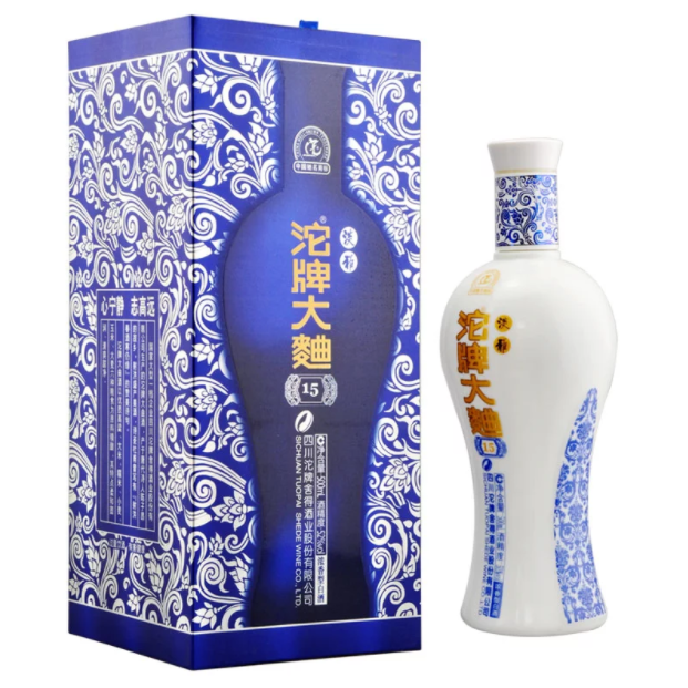 四川沱牌舍得集团淡雅沱牌大曲15年口感浓香型52度白酒500ml单瓶装