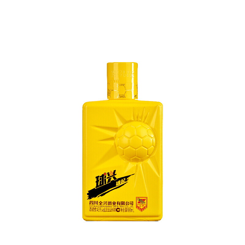 四川全兴酒业球兴&middot;雄起45度浓香型100ml单瓶装