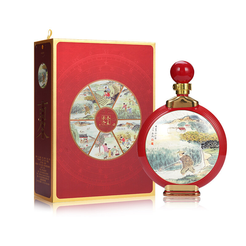 五粮液春夏秋冬二十四节气酒（夏）口感浓香型52度白酒500ml单瓶装