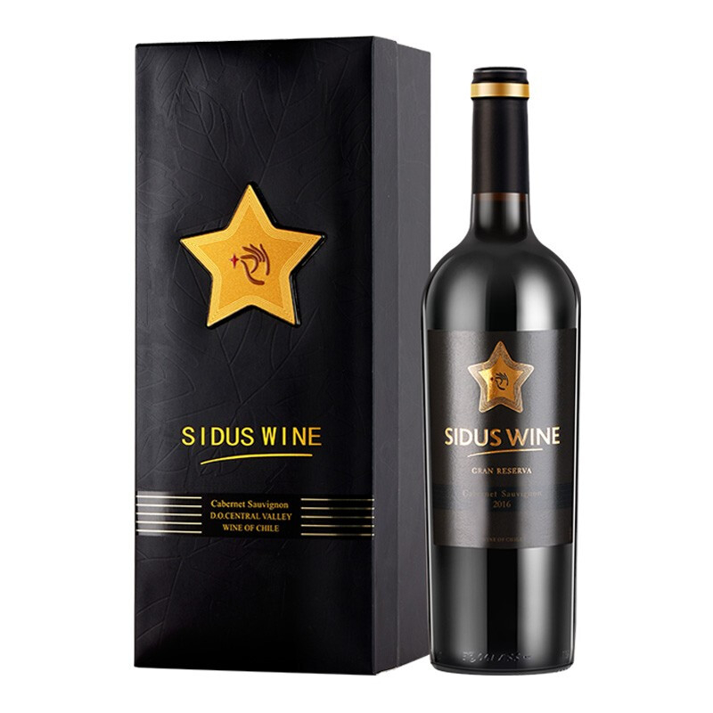 星得斯（SIDUS WINE）七星赤霞珠干红葡萄酒750ml单支装
