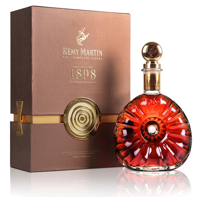 人头马（R&eacute;myMartin）洋酒1898优质香槟区干邑白兰地700ml单瓶装