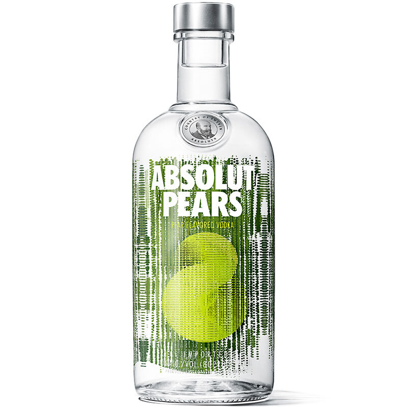 绝对伏特加（Absolut Vodka）洋酒苹果梨味40度700ml单瓶装