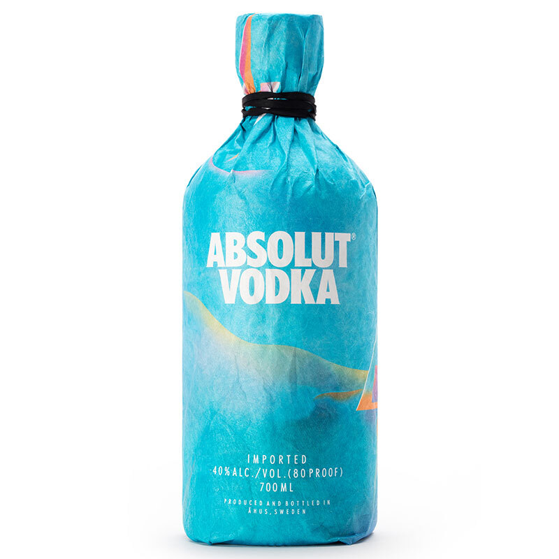 绝对伏特加（Absolut Vodka）洋酒原味伏特加霹雳装40度700ml单瓶装