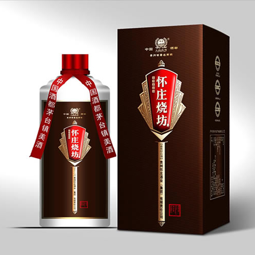 茅台镇怀庄烧坊酒典藏53度酱香型500ml单瓶装