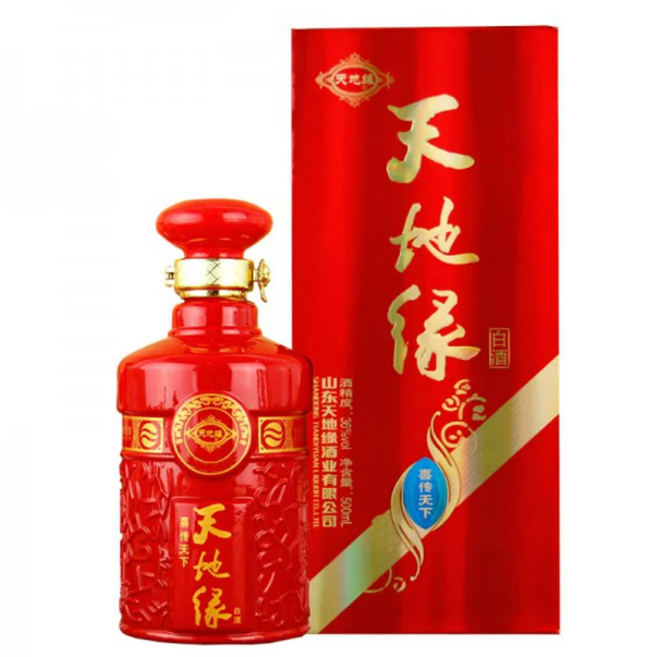 天地缘36&deg;度喜传天下浓香型500ml单瓶装