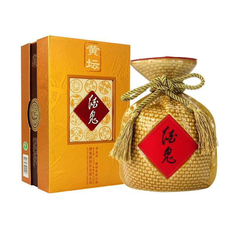 湖南酒鬼酒黄坛无上妙品52&deg;度馥郁香型500ml单瓶装