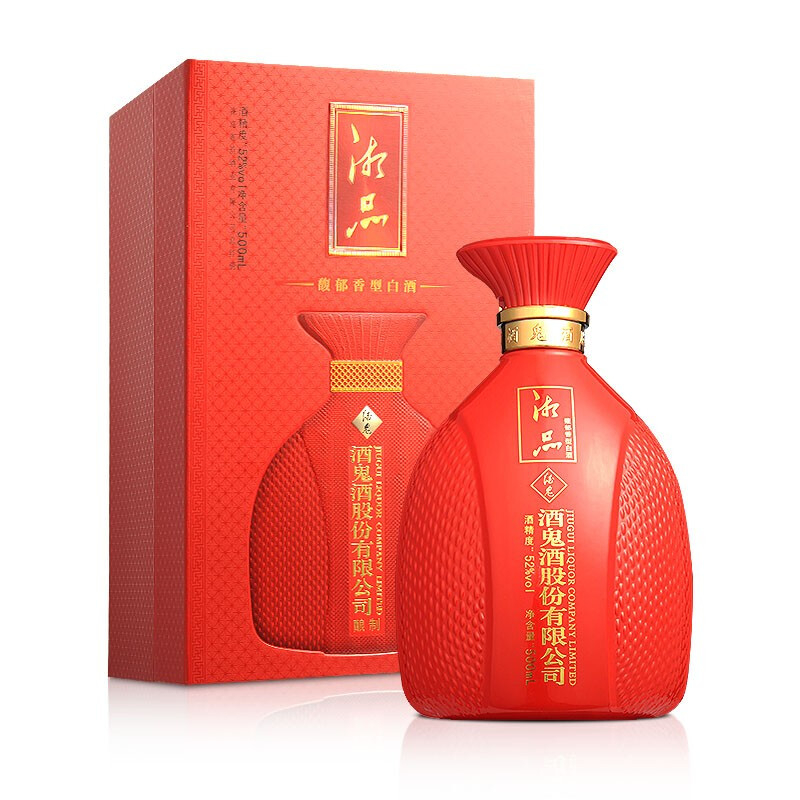 湖南酒鬼酒2013年湘品红钻52&deg;度馥郁香型500ml单瓶装
