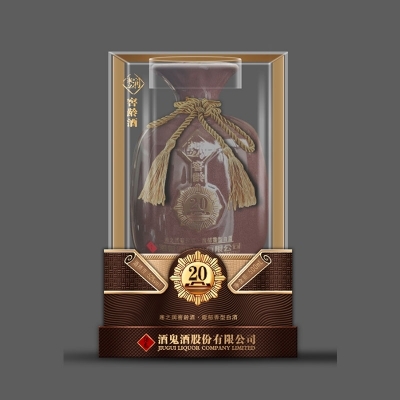 湖南酒鬼酒湘之润窖龄20年52&deg;度馥郁香型500ml单瓶装