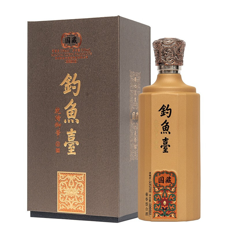 钓鱼台53度国藏酒&middot;国酱香型500ml单瓶装