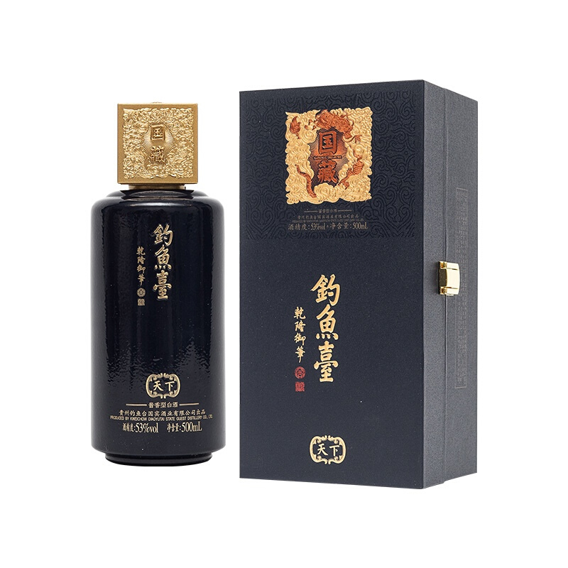 钓鱼台53度国藏&middot;天下酱香型500ml单瓶装