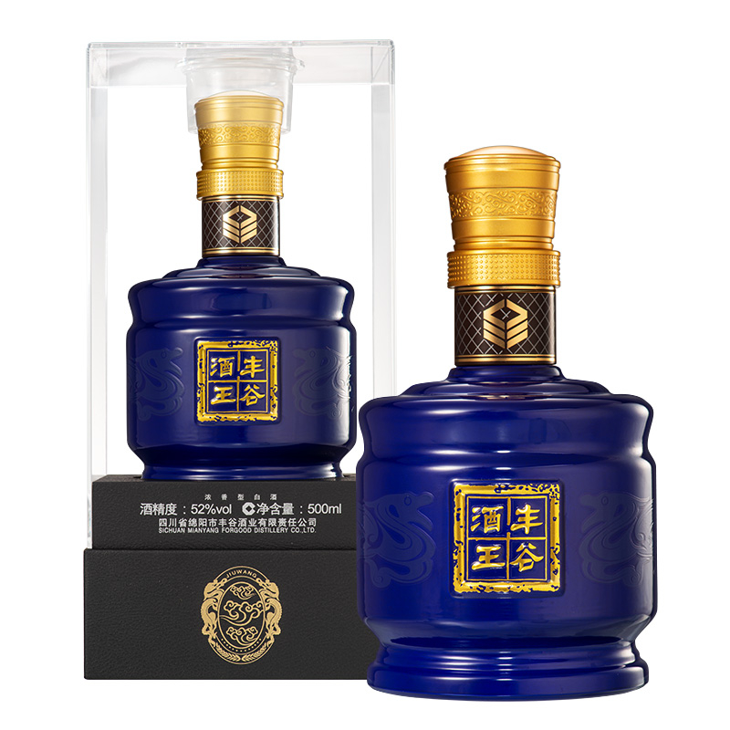 丰谷酒王蓝金装52度浓香型500ml