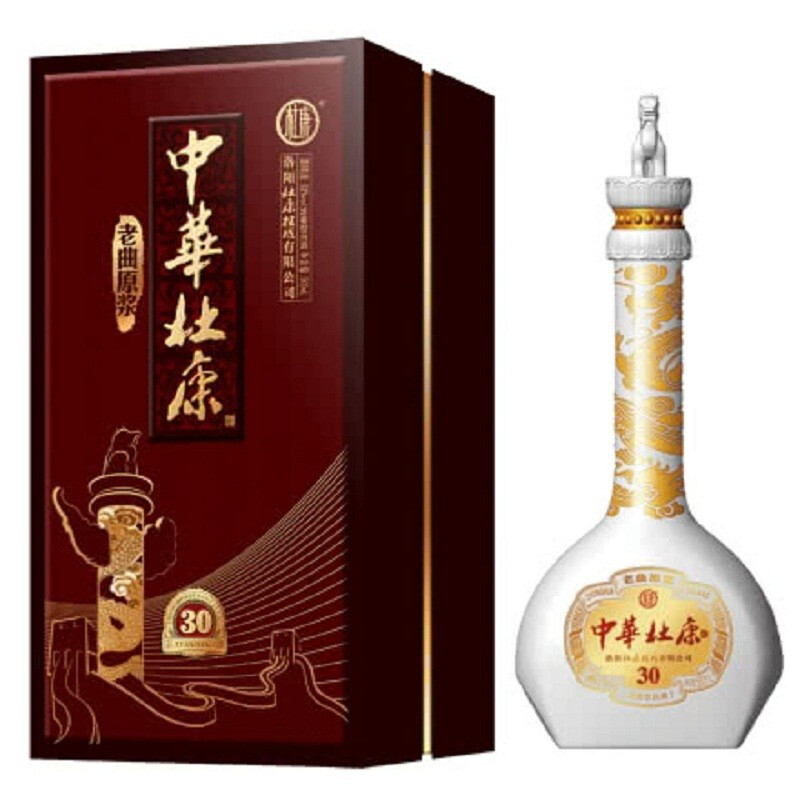 杜康酒508度中华杜康老曲原浆30口感浓香型500ml单瓶装