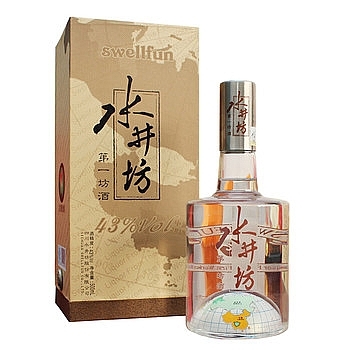 水井坊43&deg;度口感浓香型白酒500ml单瓶装