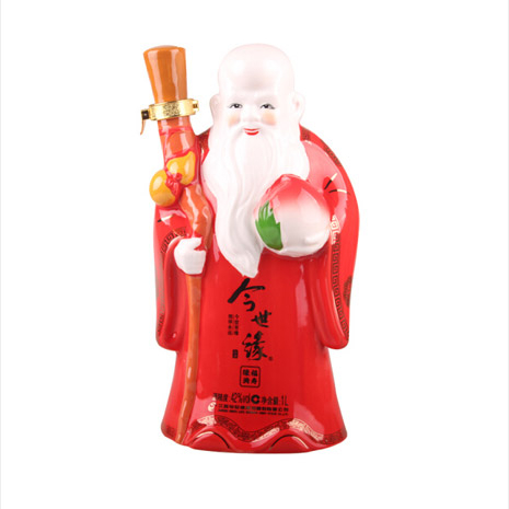 今世缘酒业福寿缘满42&deg;度幽雅醇厚浓香型1000ml一坛装