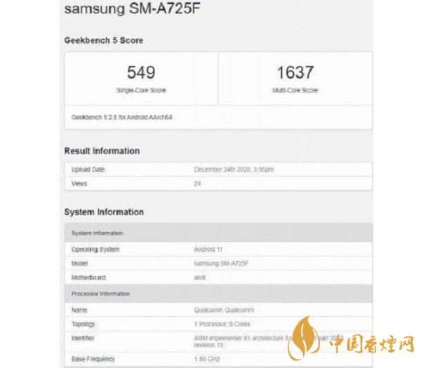 三星A724G跑分多少-三星A724G搭配的是什么处理器