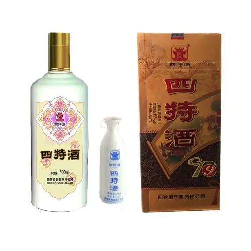 45度四特酒价格表大全图片 45度四特酒多少钱一白瓷酒2004年瓶