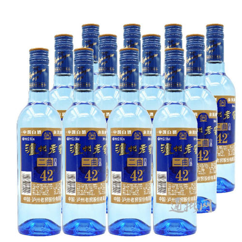 泸州老窖二曲白酒蓝瓶装价格一览 42度泸州老窖二曲白酒蓝瓶装多少钱