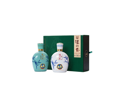 泸州老窖泸州贡欢乐共享52度浓香型白酒500ml*2