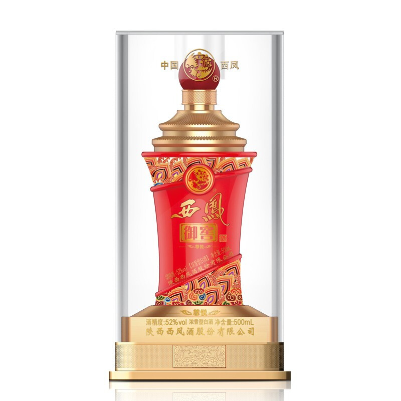 西凤御窖酒尊悦52度浓香型500ml单瓶装