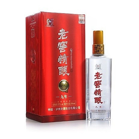 四川泸州老窖精酿9年口感浓香型52度白酒500ml单瓶装