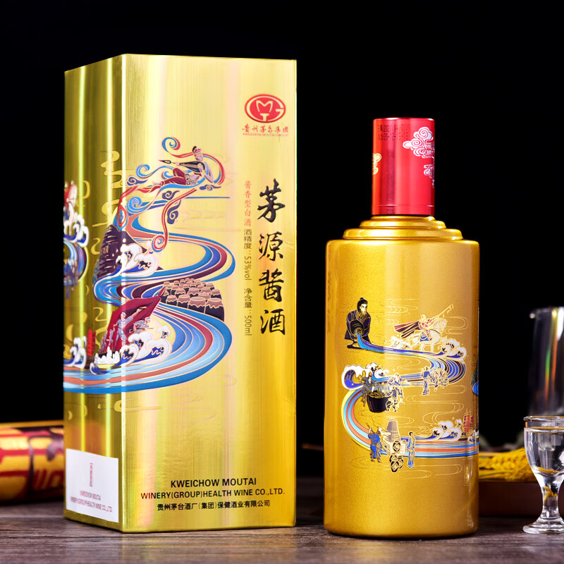 贵州茅台茅韵酱酒金色53度酱香型白酒500ml