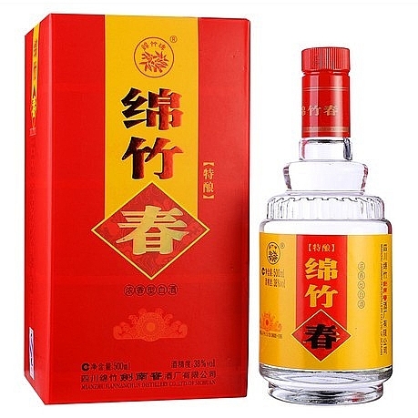 四川剑南春酒绵竹春老特酿口感浓香型38度白酒500ml单瓶装