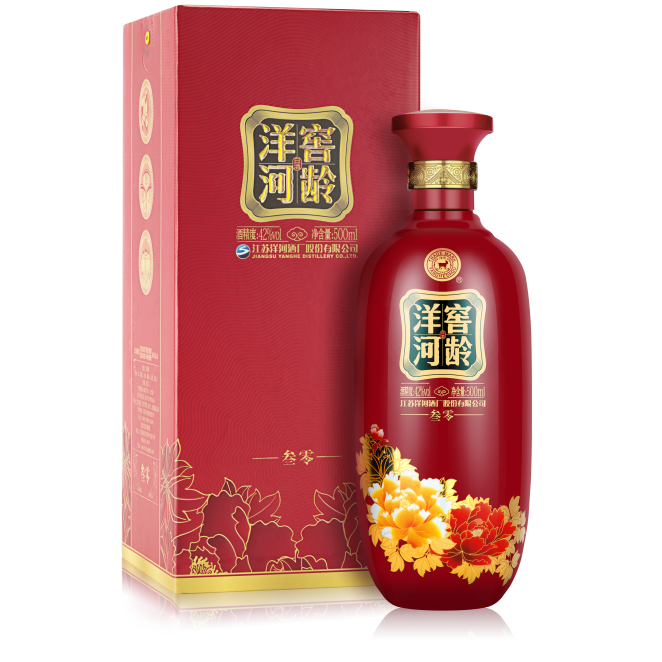 洋河窖龄30（叁零）42度绵柔浓香型白酒500ml单瓶装