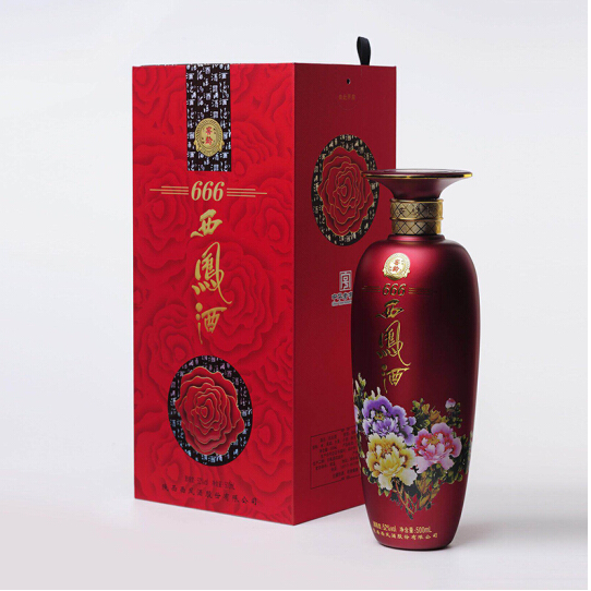 陕西西凤窖666酒口感浓香型52度白酒500ml单瓶装
