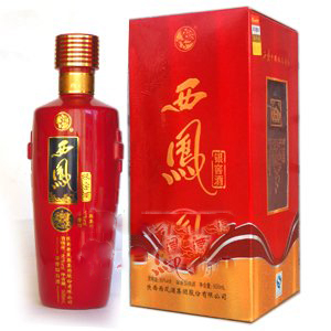 陕西西凤银窖酒红瓶口感浓香型50度白酒500ml单瓶装