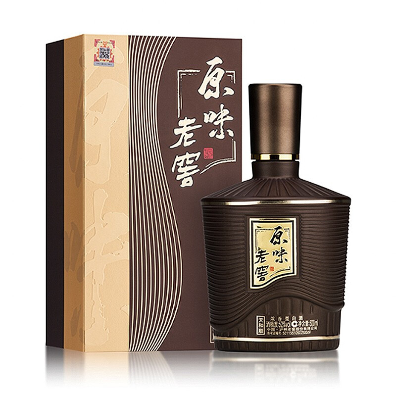 四川泸州老窖原味老窖天和顺口感浓香型52度白酒500ml单瓶装