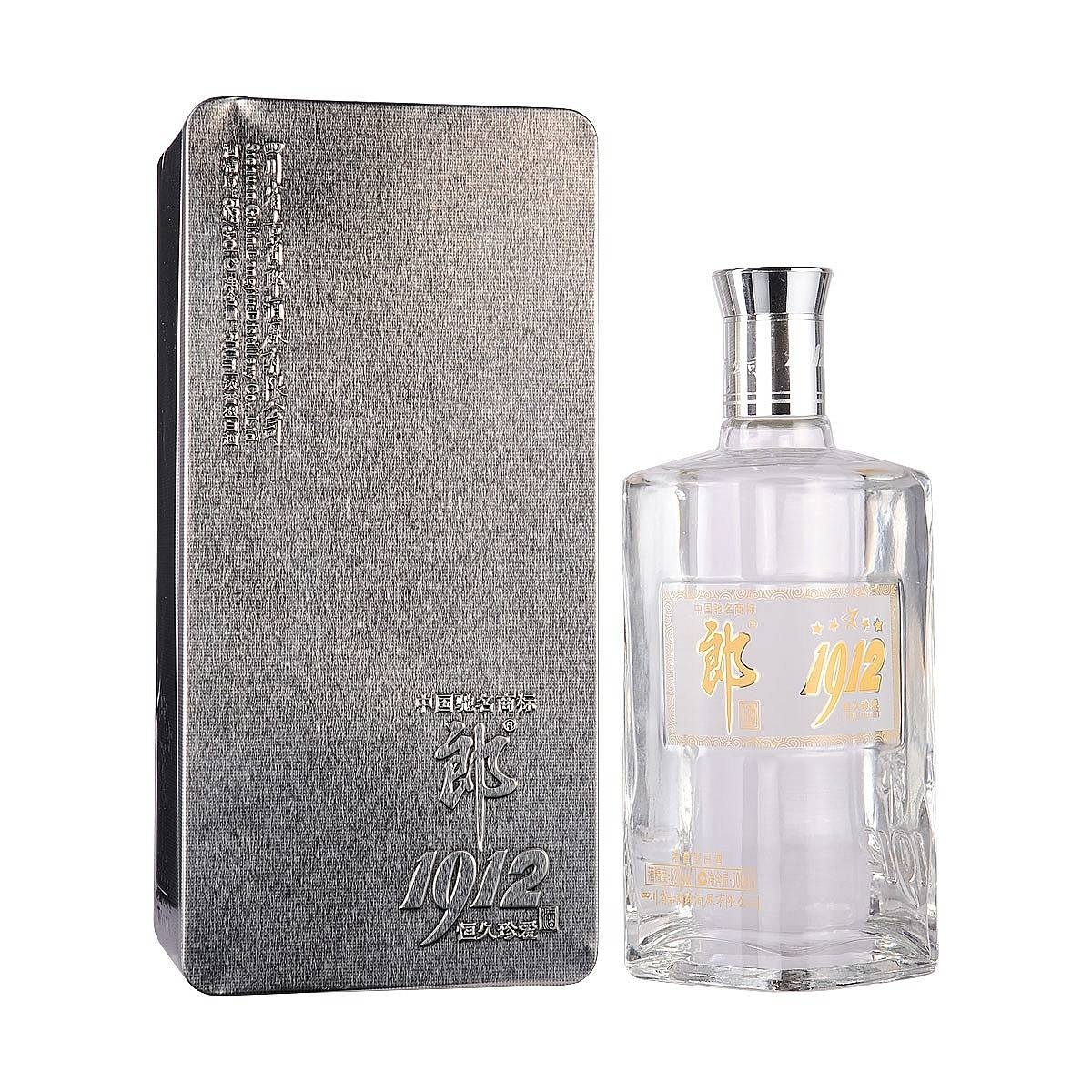 四川郎酒1912系列恒久珍爱特制白金口感浓香型52度白酒500ml单瓶装