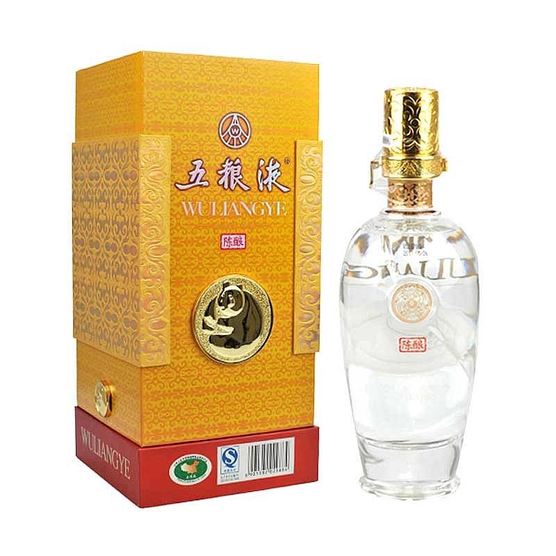五粮液陈酿酒口感浓香型39度白酒500ml单瓶装