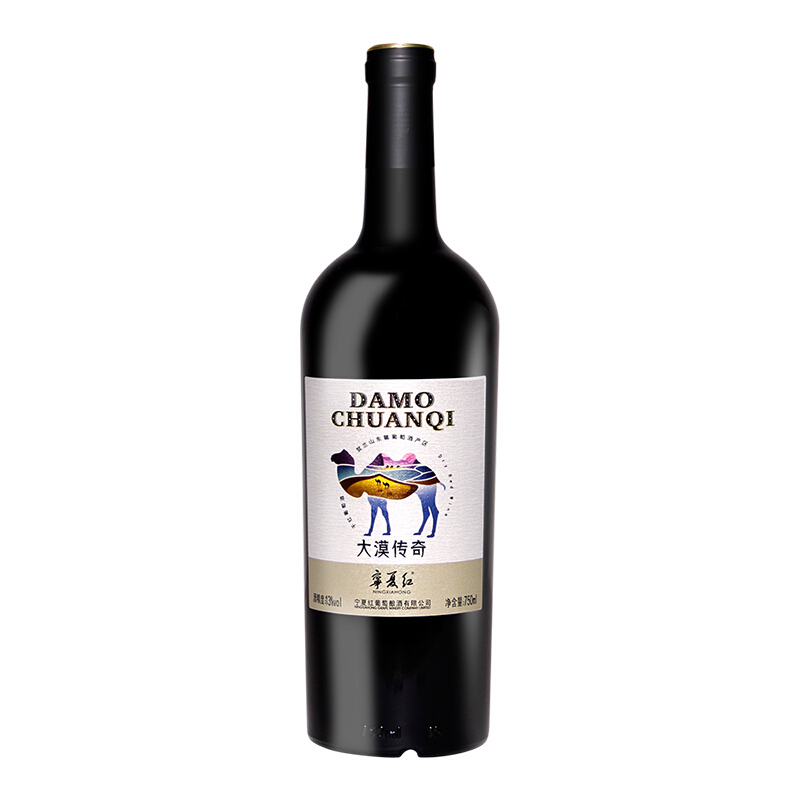 沙坡头宁夏贺兰山大漠传奇干葡萄酒单支750ml