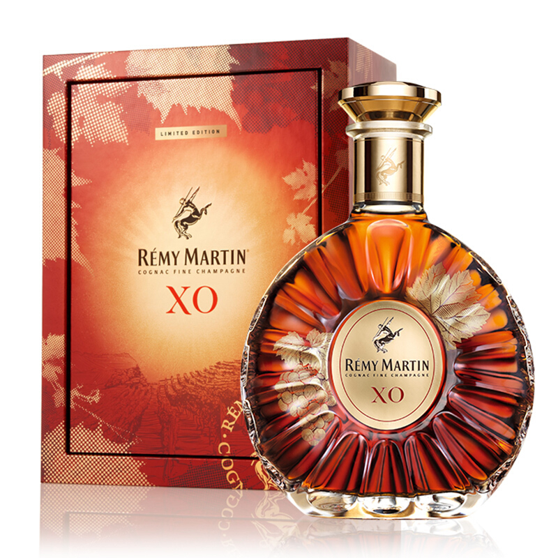 人头马（R&eacute;myMartin）洋酒XO优质香槟区干邑白兰地2020年新年礼盒700ml单瓶