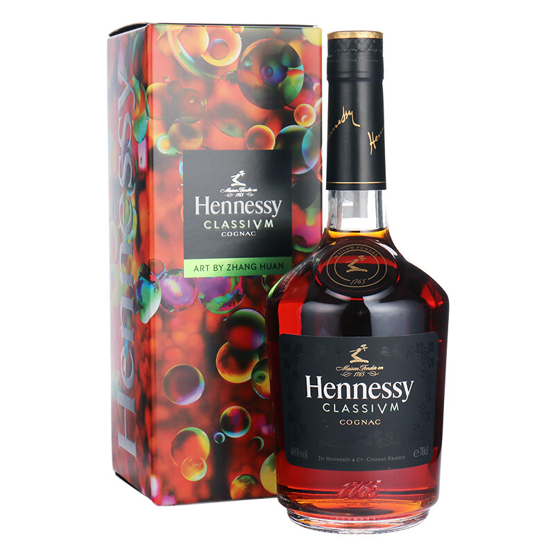 轩尼诗（Hennessy）洋酒40&deg;度新点干邑白兰地700ml（2020鼠年特别款）