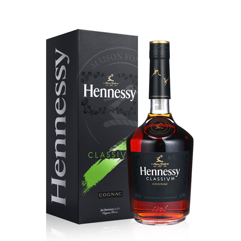 轩尼诗（Hennessy）洋酒40&deg;度新点干邑白兰地700ml单瓶装