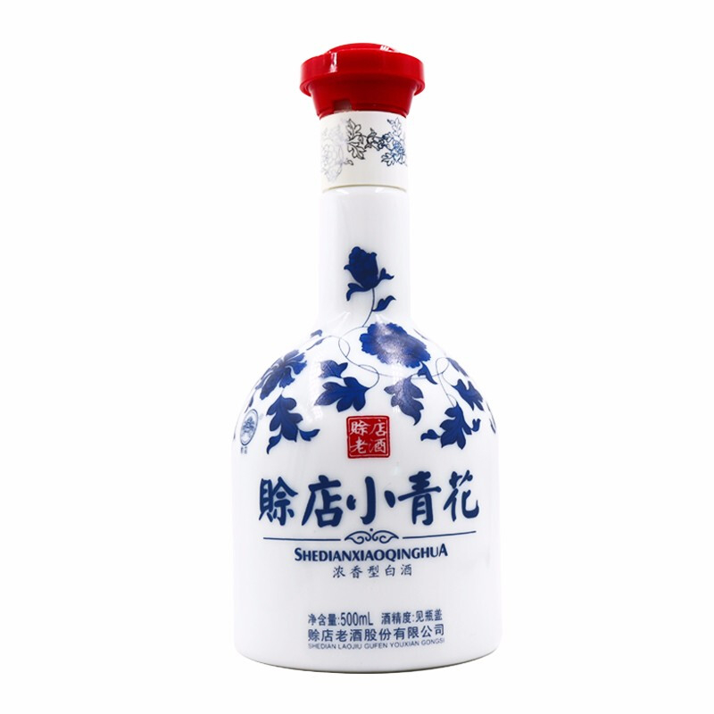 赊店老酒小青花酒52度浓香型500ml单瓶
