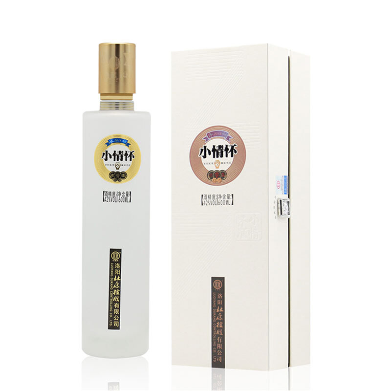 杜康2018年原窖小情怀酒（冰砂）口感浓香型42度白酒600ml单瓶装