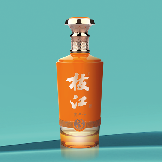 湖北枝江酒业真年份3年42度柔雅香型500ml单瓶装