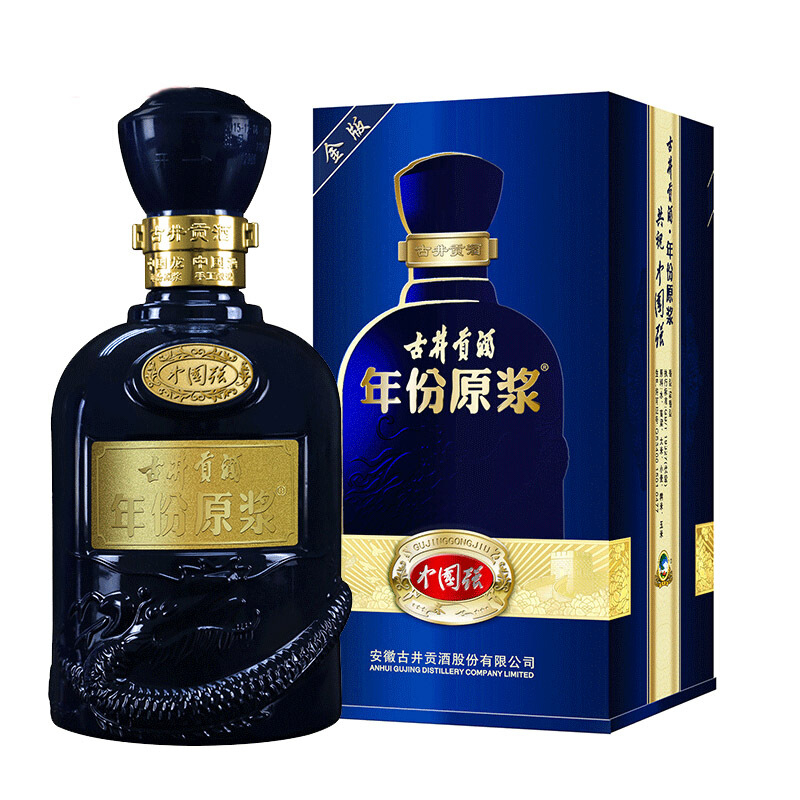 古井贡酒年份原浆金版中国强50&deg;度口感浓香型白酒500ml单瓶装