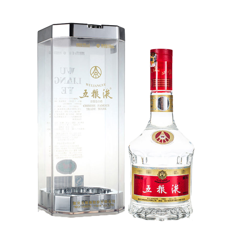 五粮液55&deg;五粮液口感浓香型55度白酒500ml单瓶装