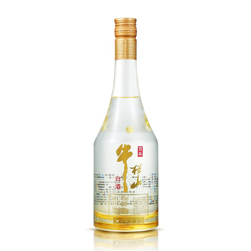 北京牛栏山酒业流金40度清香型二锅头白酒500ml单瓶装
